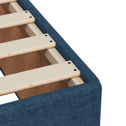 Giroletto senza Materasso Blu 90x200 cm in Tessuto