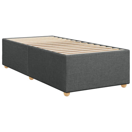 Giroletto senza Materasso Grigio Scuro 100x200 cm Tessuto