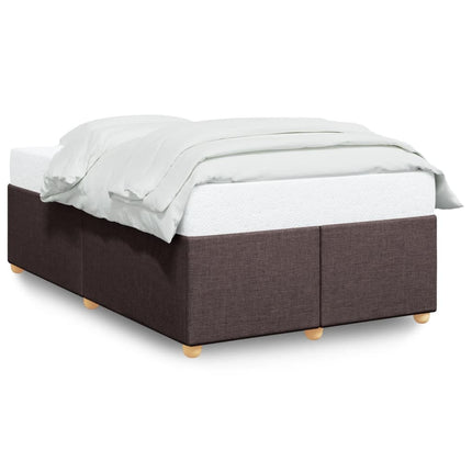 Giroletto senza Materasso Marrone Scuro 80x200 cm in Tessuto
