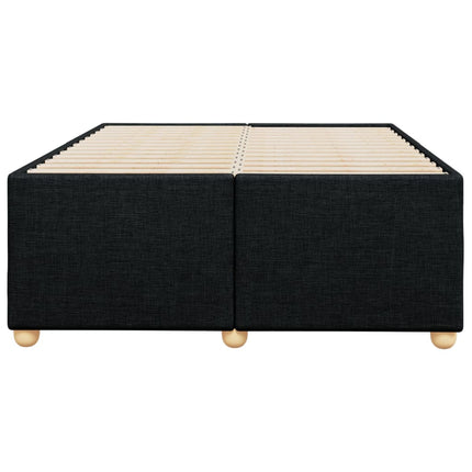 Giroletto senza Materasso Nero 120x200 cm Tessuto
