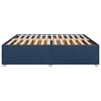 Giroletto senza Materasso Blu 180x200 cm in Tessuto