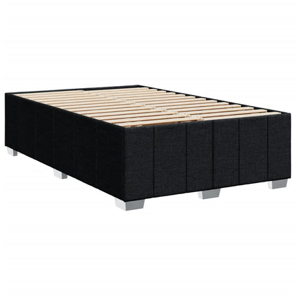 Giroletto senza Materasso Nero 120x190 cm in Tessuto