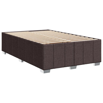 Giroletto senza Materasso Marrone Scuro 80x200 cm in Tessuto