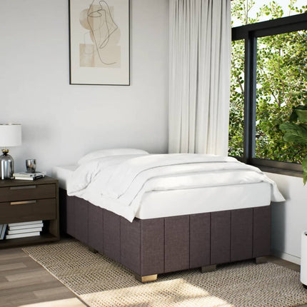 Giroletto senza Materasso Marrone Scuro 80x200 cm in Tessuto