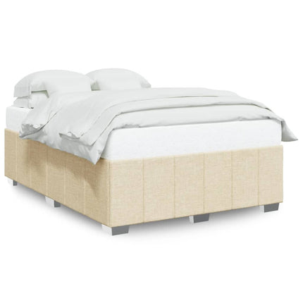 Giroletto senza Materasso Crema 140x190 cm in Tessuto