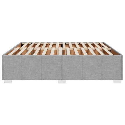 Giroletto senza Materasso Grigio Chiaro 200x200 cm Tessuto