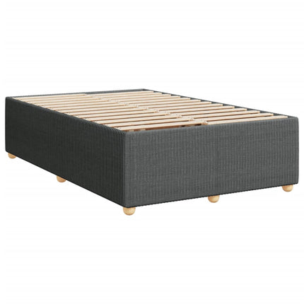 Giroletto senza Materasso Grigio Scuro 120x190 cm in Tessuto