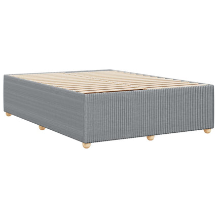 Giroletto senza Materasso Grigio Chiaro 160x200 cm Tessuto