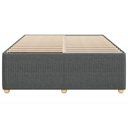 Giroletto senza Materasso Grigio Scuro 160x200 cm Tessuto