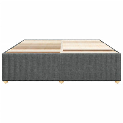 Giroletto senza Materasso Grigio Scuro 180x200 cm Tessuto