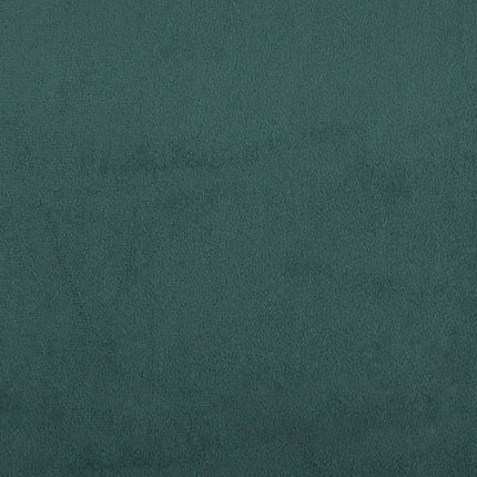 Giroletto senza Materasso Verde Scuro 90x190 cm in Velluto