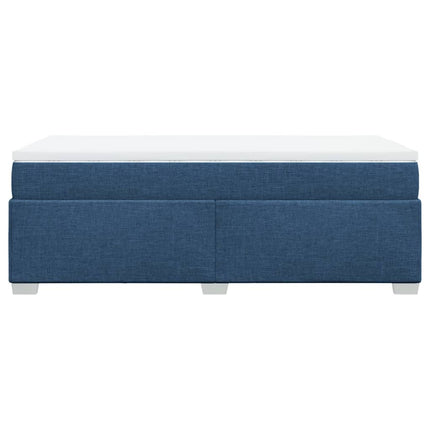 Giroletto a Molle con Materasso Blu 80x200 cm inTessuto