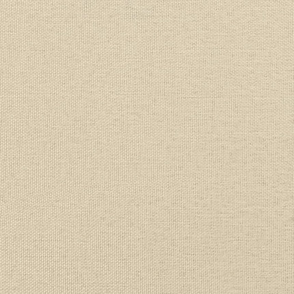 Giroletto a Molle con Materasso Crema 90x190 cm in Tessuto