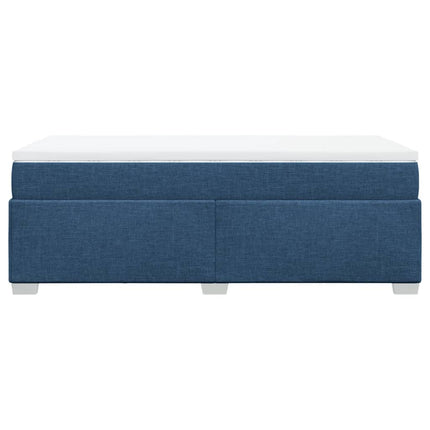 Giroletto a Molle con Materasso Blu 90x200 cm inTessuto