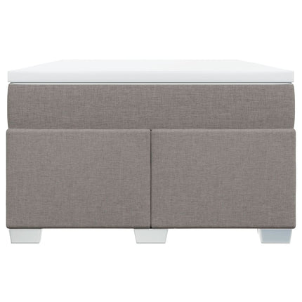 Giroletto a Molle con Materasso Tortora 120x190 cm in Tessuto