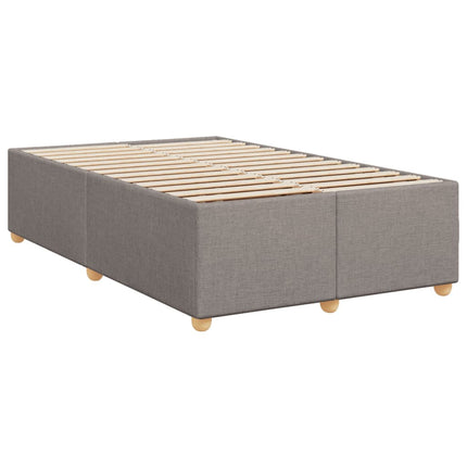 Giroletto a Molle con Materasso Tortora 120x200 cm in Tessuto