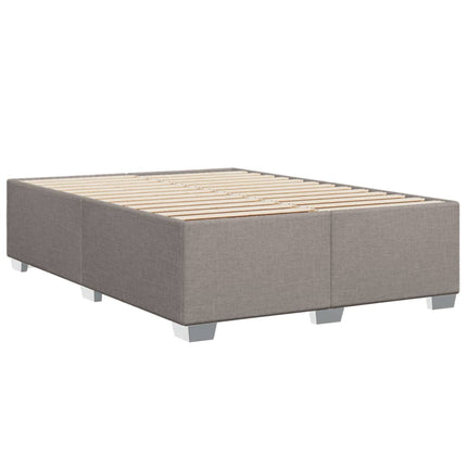 Giroletto a Molle con Materasso Tortora 160x200 cm in Tessuto