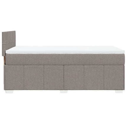 Giroletto a Molle con Materasso Tortora 90x200 cm inTessuto