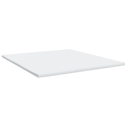 Giroletto a Molle con Materasso Grigio Scuro 200x200 cm Tessuto