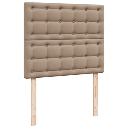 Giroletto a Molle con Materasso Cappuccino 120x190cm Similpelle