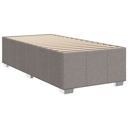 Giroletto a Molle con Materasso Tortora 90x190 cm in Tessuto