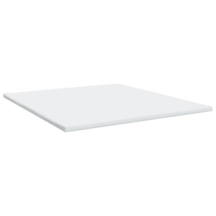 Giroletto a Molle con Materasso Grigio Scuro 200x200 cm Tessuto
