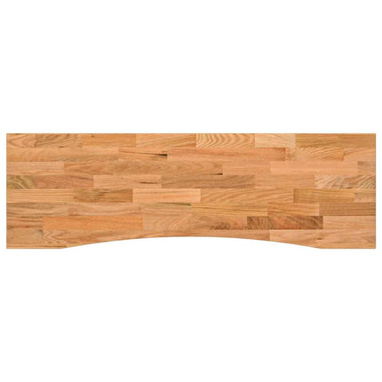 Piano Scrivania Marrone Chiaro 160x50x2,5 cm in Rovere Massello