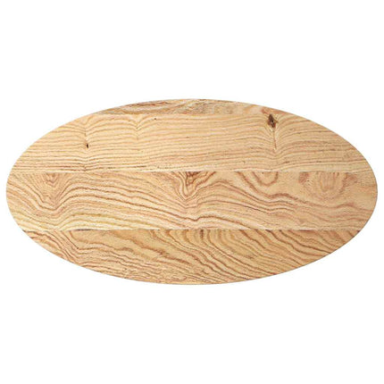 Piano per Tavolo 100x50x4 cm in Rovere Massello Ovale
