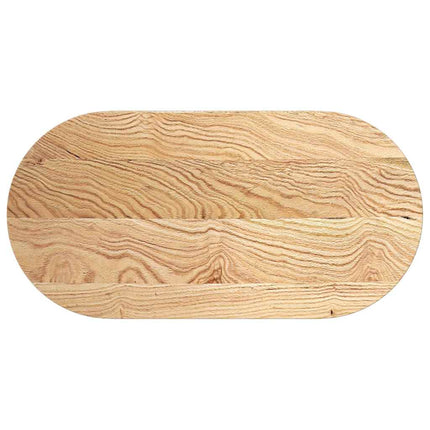 Piano per Tavolo 100x50x4 cm in Rovere Massello Ovale