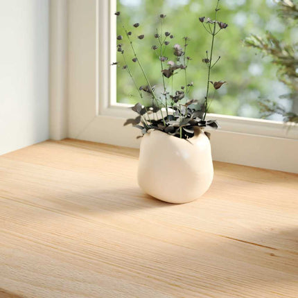 Davanzali 2 pz Non Trattati 90x15x2 cm Legno Massello di Rovere