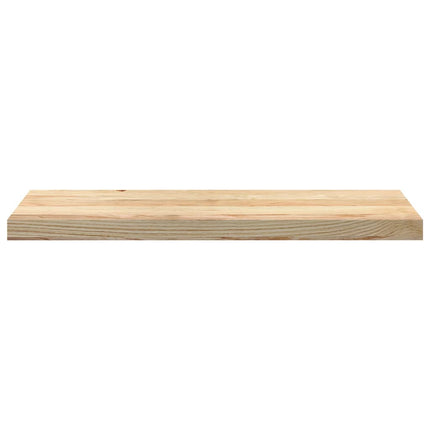 Davanzali 2 pz Non Trattati 80x25x2 cm Legno Massello di Rovere