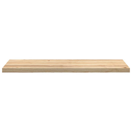 Davanzali 2 pz Non Trattati 120x40x2cm Legno Massello di Rovere