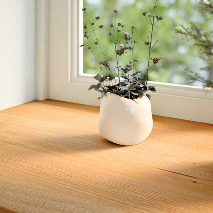Davanzali 2 pz Marrone Chiaro 140x25x2cm Legno Massello Rovere