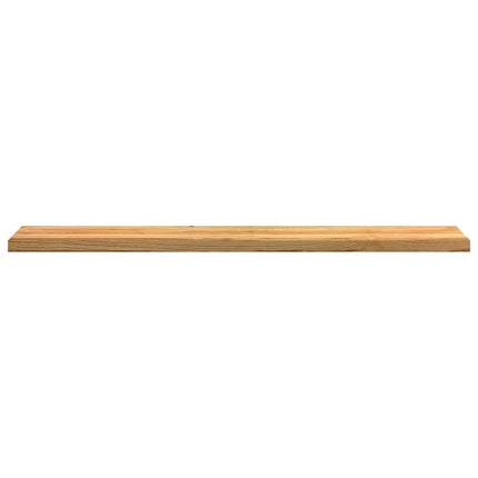 Davanzali 2 pz Marrone Chiaro 160x25x2cm Legno Massello Rovere