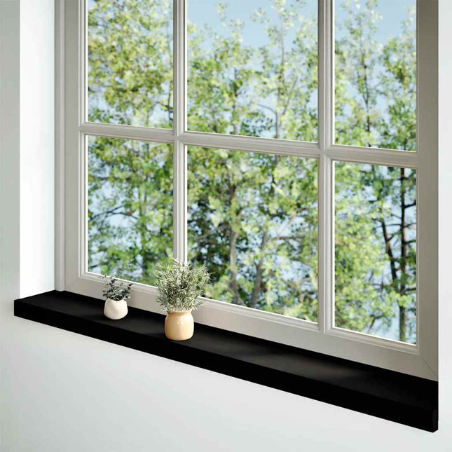Davanzali 2 pz Marrone Scuro 140x15x2 cm Legno Massello Rovere