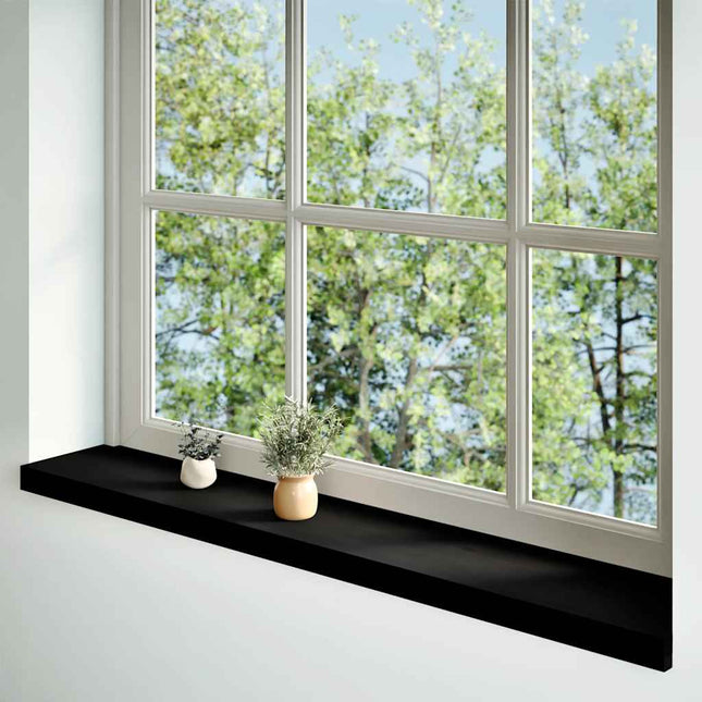 Davanzali 2 pz Marrone Scuro 140x20x2 cm Legno Massello Rovere