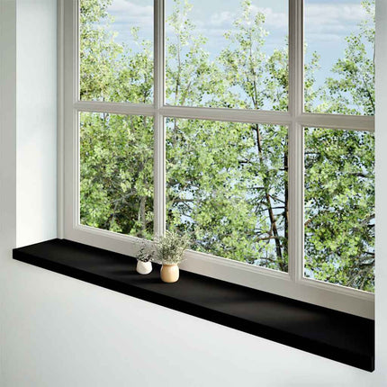 Davanzali 2 pz Marrone Scuro 160x25x2 cm Legno Massello Rovere