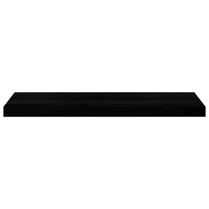 Davanzali 2 pz Marrone Scuro 80x30x2 cm Legno Massello Rovere