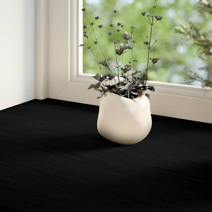 Davanzali 2 pz Marrone Scuro 140x30x2 cm Legno Massello Rovere