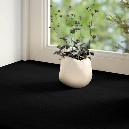 Davanzali 2 pz Marrone Scuro 80x40x2 cm Legno Massello Rovere