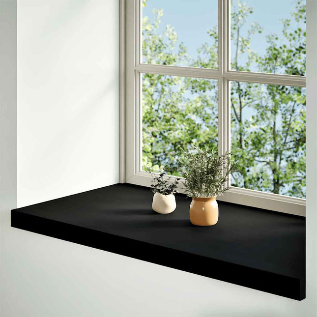 Davanzali 2 pz Marrone Scuro 90x40x2 cm Legno Massello Rovere
