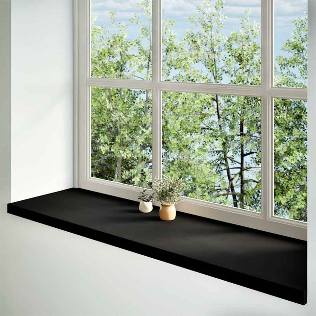 Davanzali 2 pz Marrone Scuro 140x40x2 cm Legno Massello Rovere
