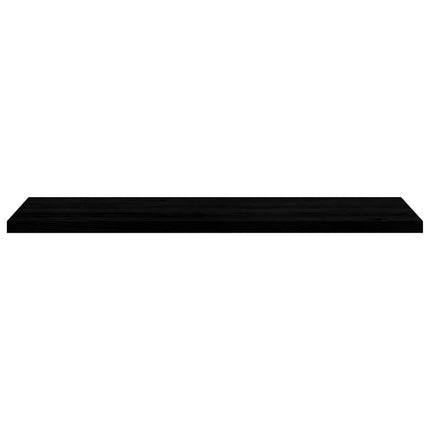 Davanzali 2 pz Marrone Scuro 140x40x2 cm Legno Massello Rovere