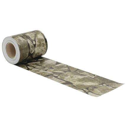 Paravento Giardino 2 pz Aspetto Pietra Grigio 35x0,19 cm PVC