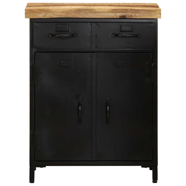 Credenza 55x30x71 cm in Legno Massello di Mango