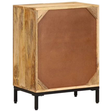 Credenza 53x35x72 cm in Legno Massello di Mango