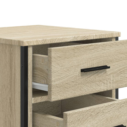 Comodino Rovere Sonoma 40x41x60 cm in Legno Multistrato