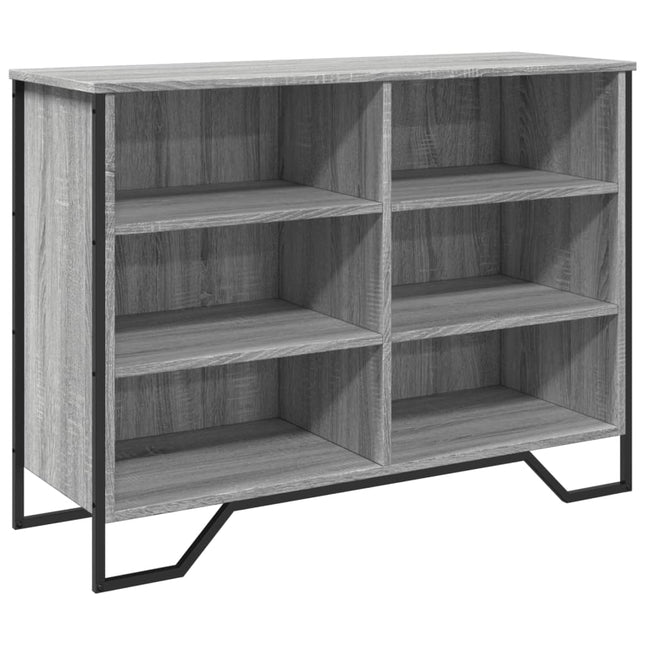 Credenza Grigio Sonoma 101x35,5x74,5 cm in Legno Multistrato