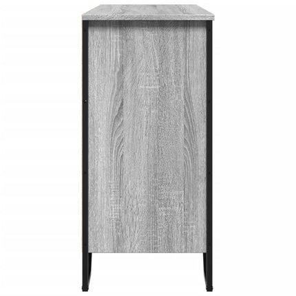 Credenza Grigio Sonoma 101x35,5x74,5 cm in Legno Multistrato
