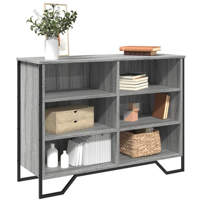 Credenza Grigio Sonoma 101x35,5x74,5 cm in Legno Multistrato